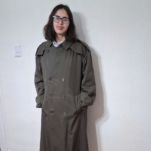 Dior Other - Dior Olive Green Rain-Repellent Trench Coat